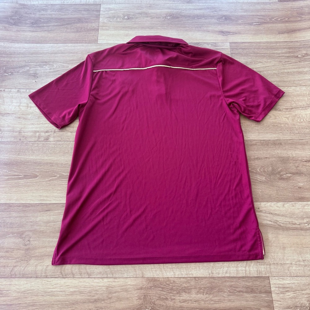 Colosseum Mens Florida State University FSU Polo Shirt Garnet Maroon Large - Picture 2 of 5